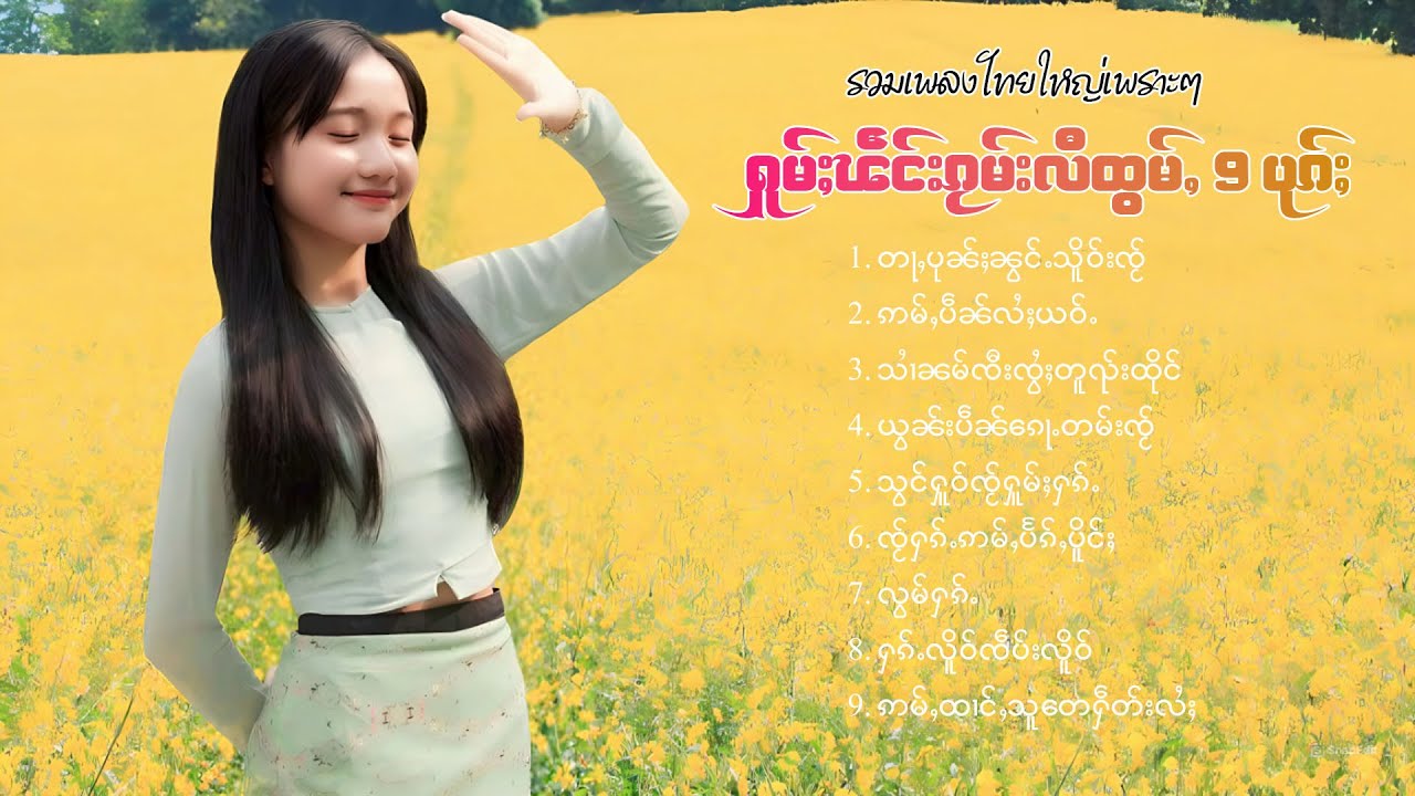 เพลงไทยใหญ่เพราะๆ | ႁူမ်ႈၽဵင်းၵႂၢမ်းလီထွမ်ႇ 9 ပုၵ်ႈ