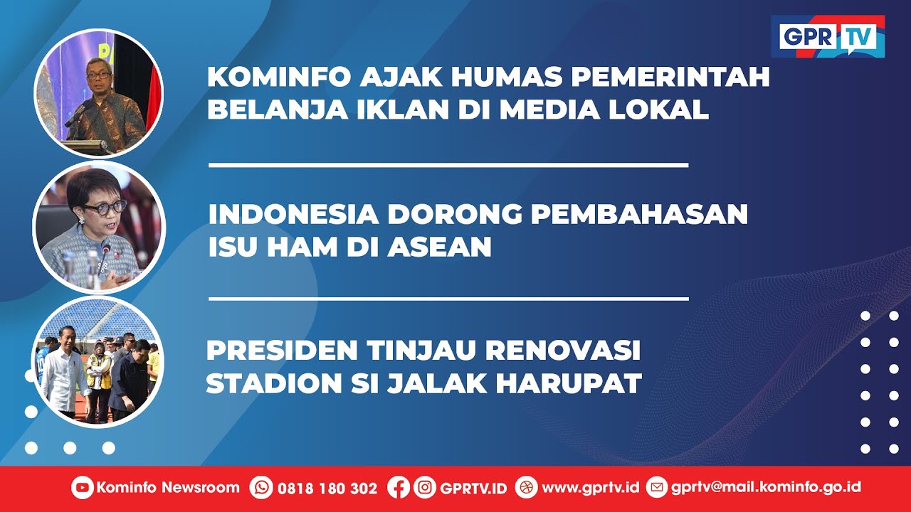 Indonesia Dorong Pembahasan Isu HAM di ASEAN | Kominfo Newsroom 1/3