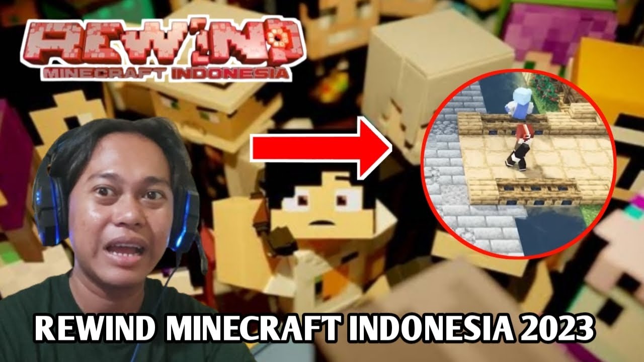 REACTION REWIND MINECRAFT INDONESIA 2023 - BHINEKA TUNGGAL IKA! || AKU PENDUDUK NUMPANG LEWAT!