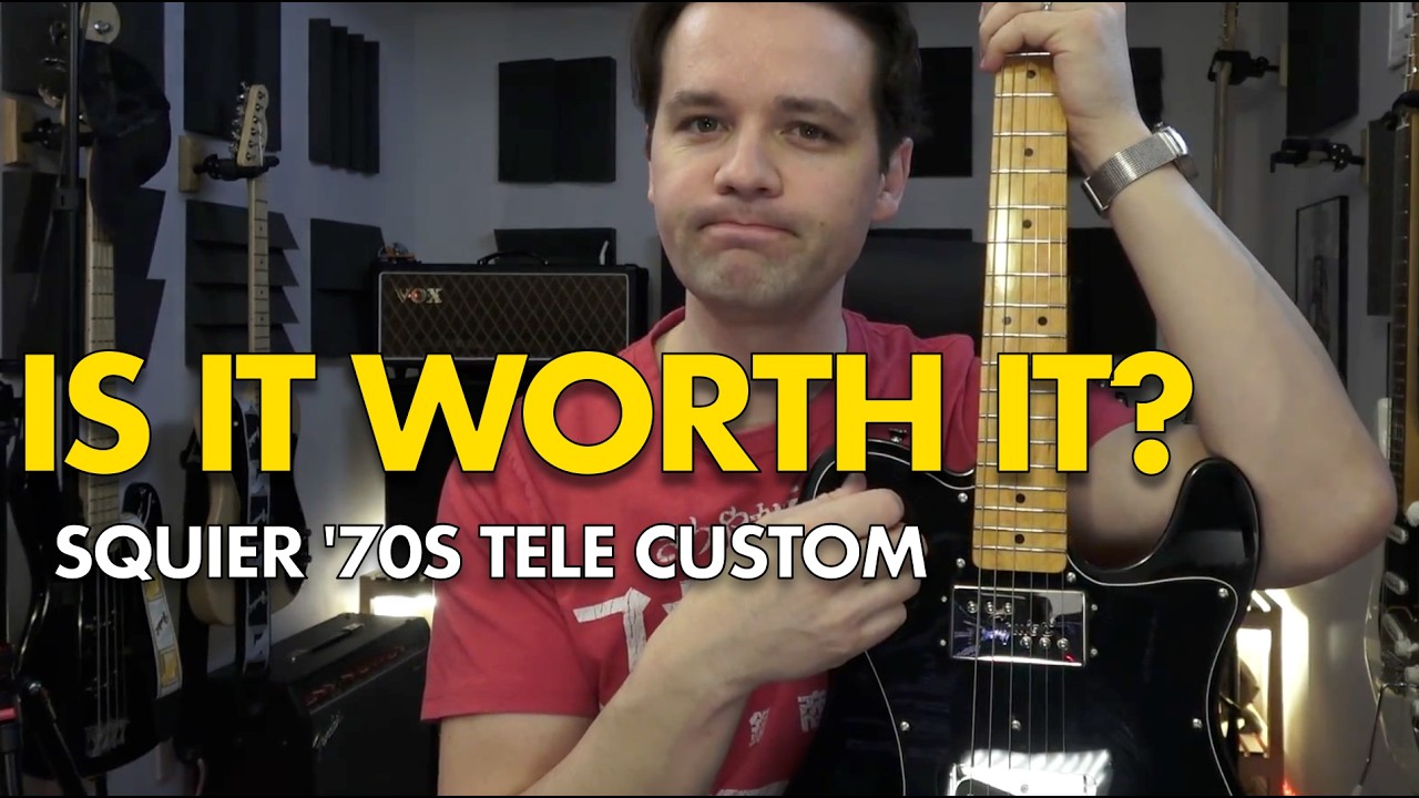 the Fender Squier Classic Vibe '70s Telecaster Custom in Black is Solid!