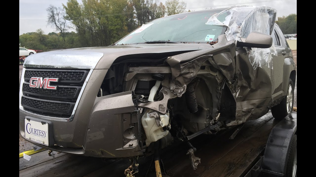 2012 GMC Terrain A pillar and cowl repair time lapse video before and after