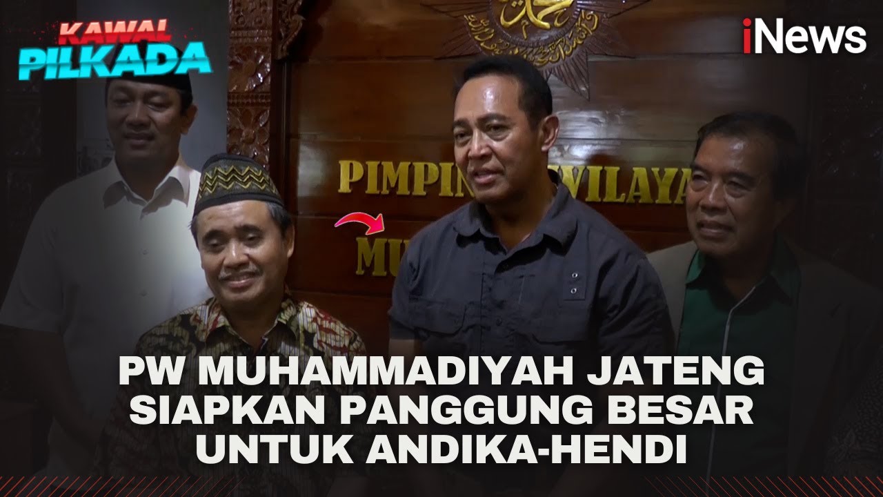 Perkuat Sinergi, Paslon Andika-Hendi Silaturahmi ke PW Muhammadiyah Jateng