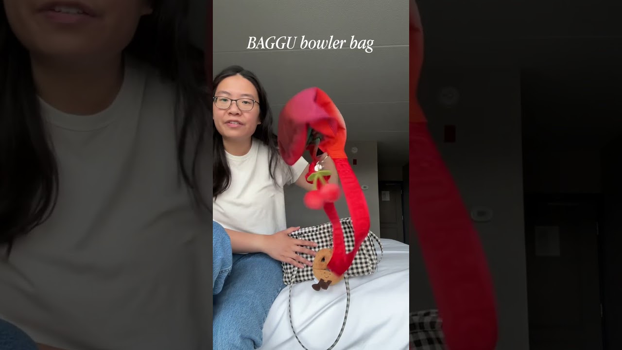 Baggu bowler bag vs. medium crescent bag: what’s in my bag & comparison