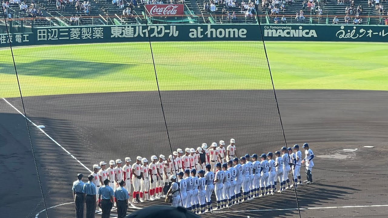 智弁学園　1回表の攻撃　(対健大高崎)