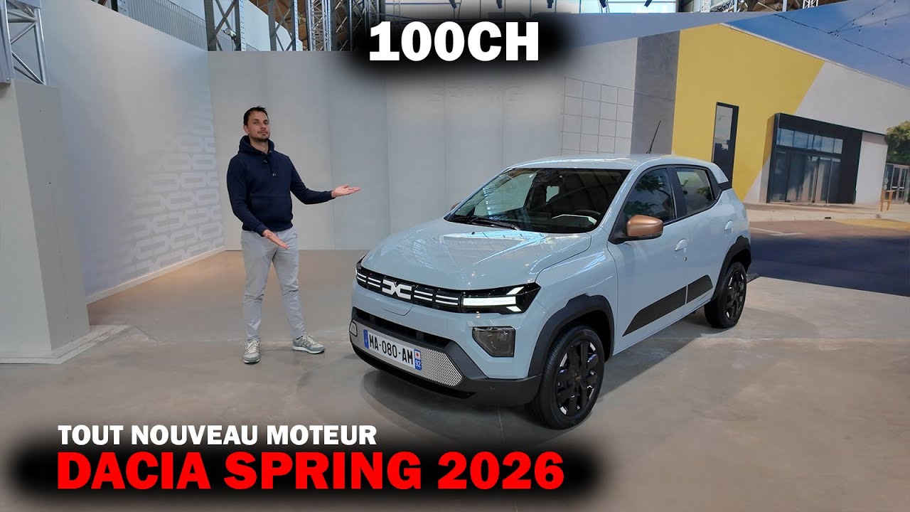 La Dacia SPRING Passe à 100ch ! C'est une bonne nouvelle ? Et nouveau PRIX