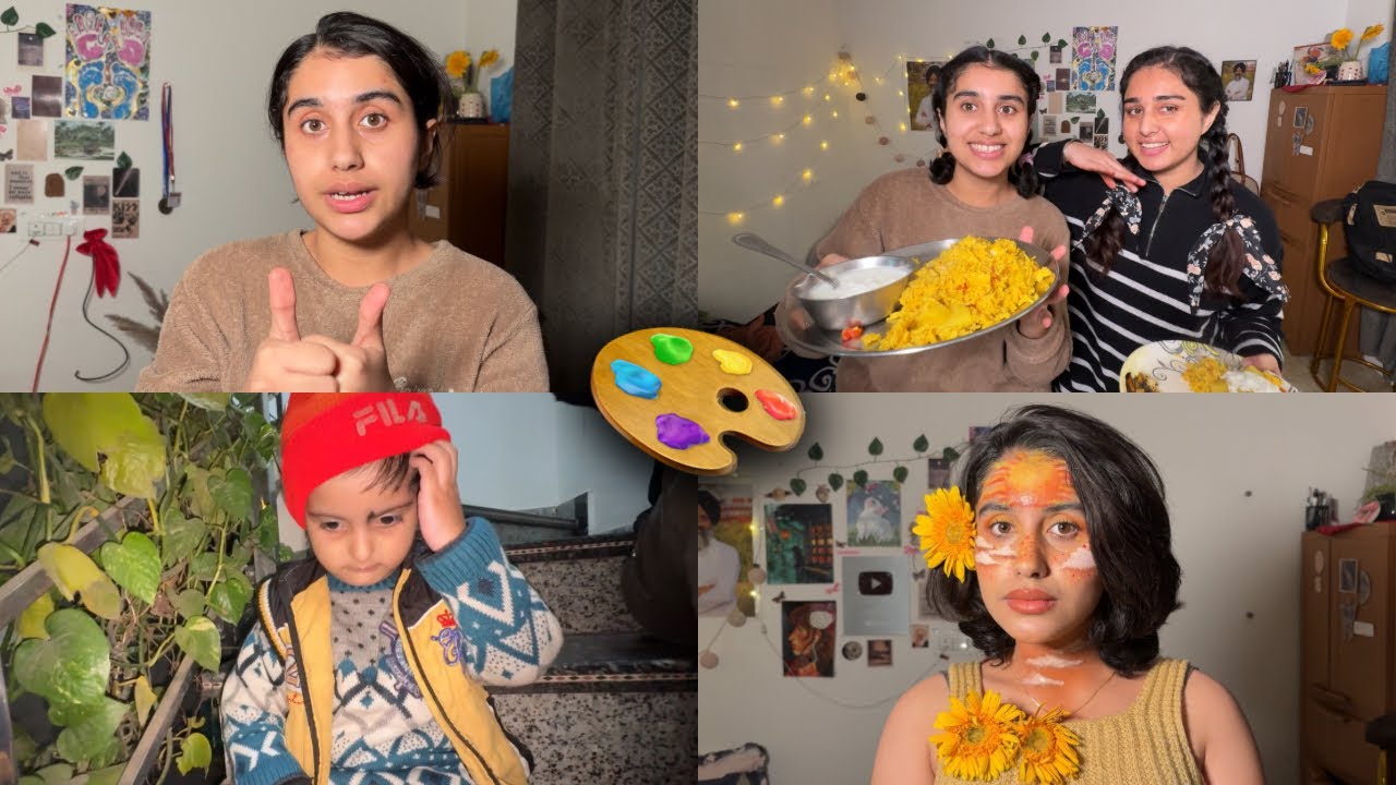 Painted my Face Today 🎨| Vlog