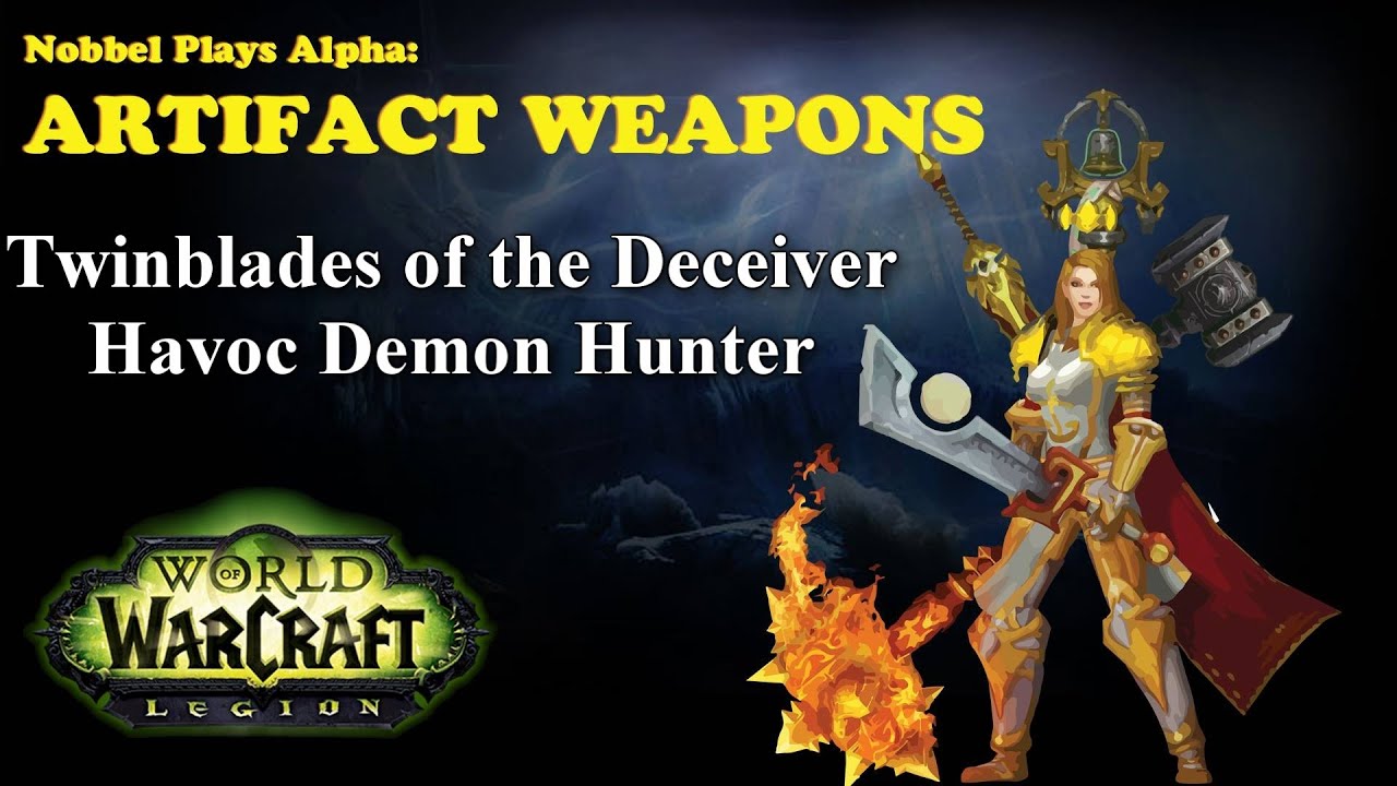 Twinblades of the Deceiver - DH Artifact - Legion Alpha [LORE SPOILERS]