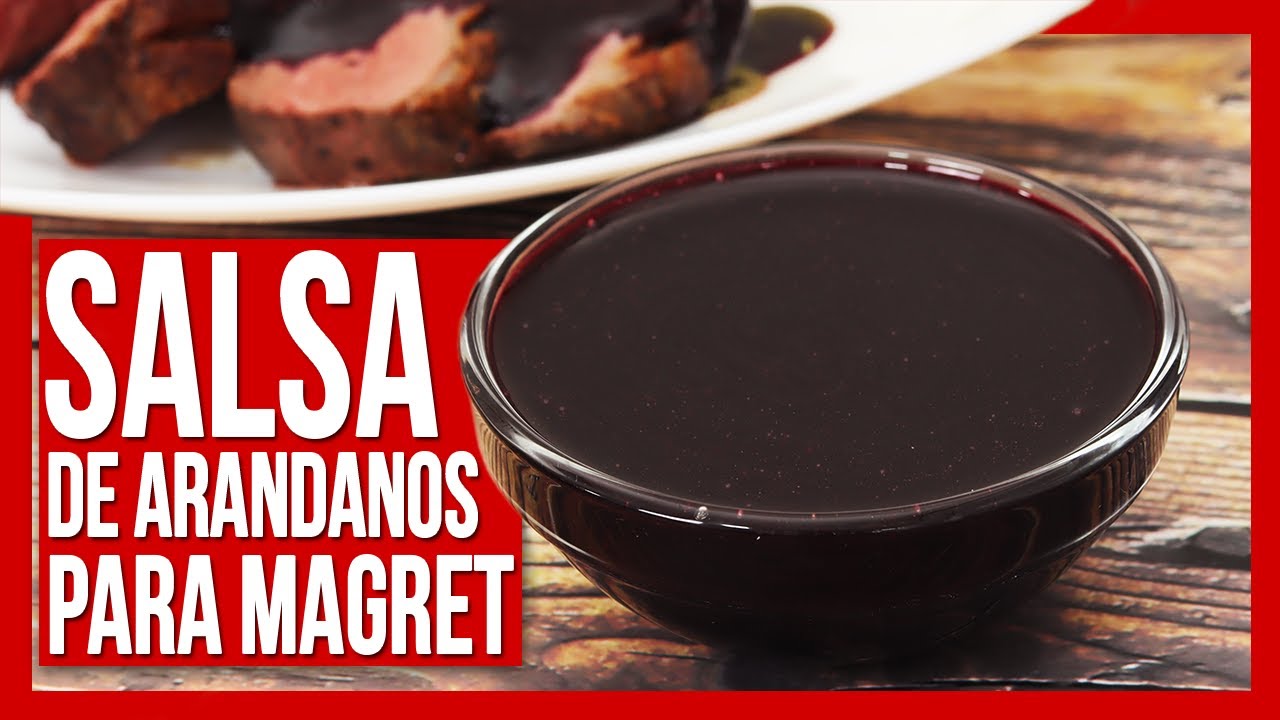 😋 Cómo Hacer SALSA DE ARANDANOS Muy Fácil ► Receta de Salsa para Magret de Pato