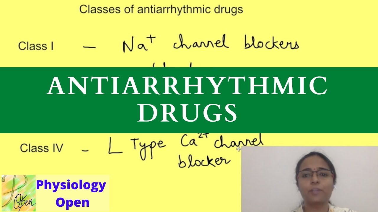 Antiarrhythmic drugs | Cardiovascular Pharmacology | mechanism of action