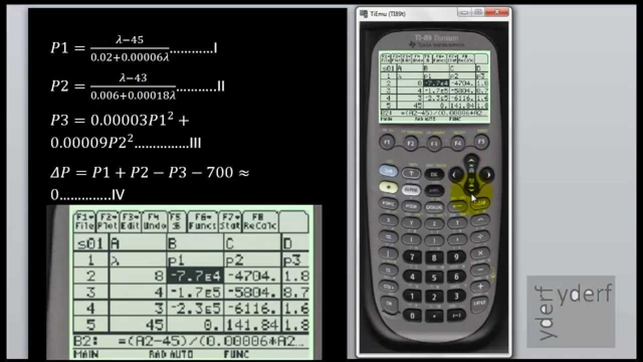 Excel TI-89 Titanium .....CellSheet