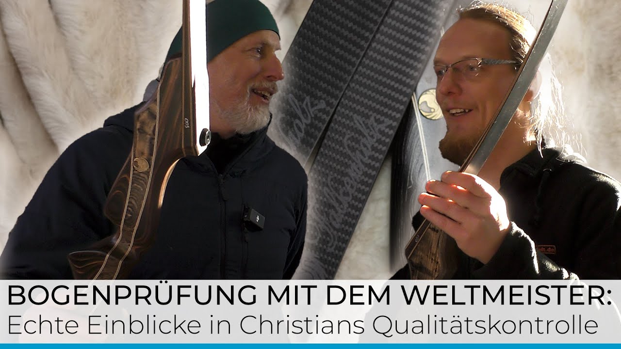 Bogenbau mit Leidenschaft: So pr&uuml;ft und veredelt Christian Vorderegger jeden Falkenholz Bogen