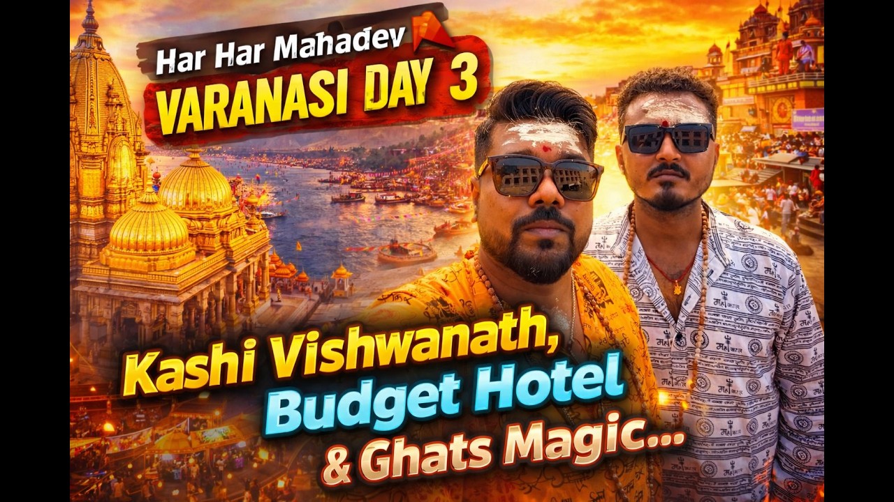 Har Har Mahadev 🚩 | Varanasi Day 3 | Kashi Vishwanath Darshan 😳 Ghats of Banaras Will Shock You! 🔥