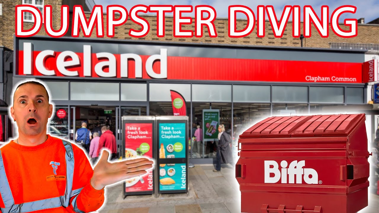 DUMPSTER DIVING UK MORE GREAT FINDS AT ICELAND.