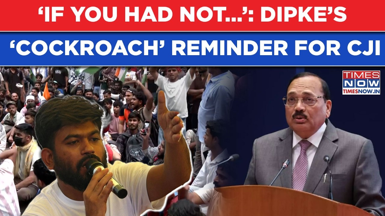 Dipke&rsquo;s Morning Video, A Cockroach Reminder For CJI After Dharmendra Pradhan&rsquo;s Resignation| Watch