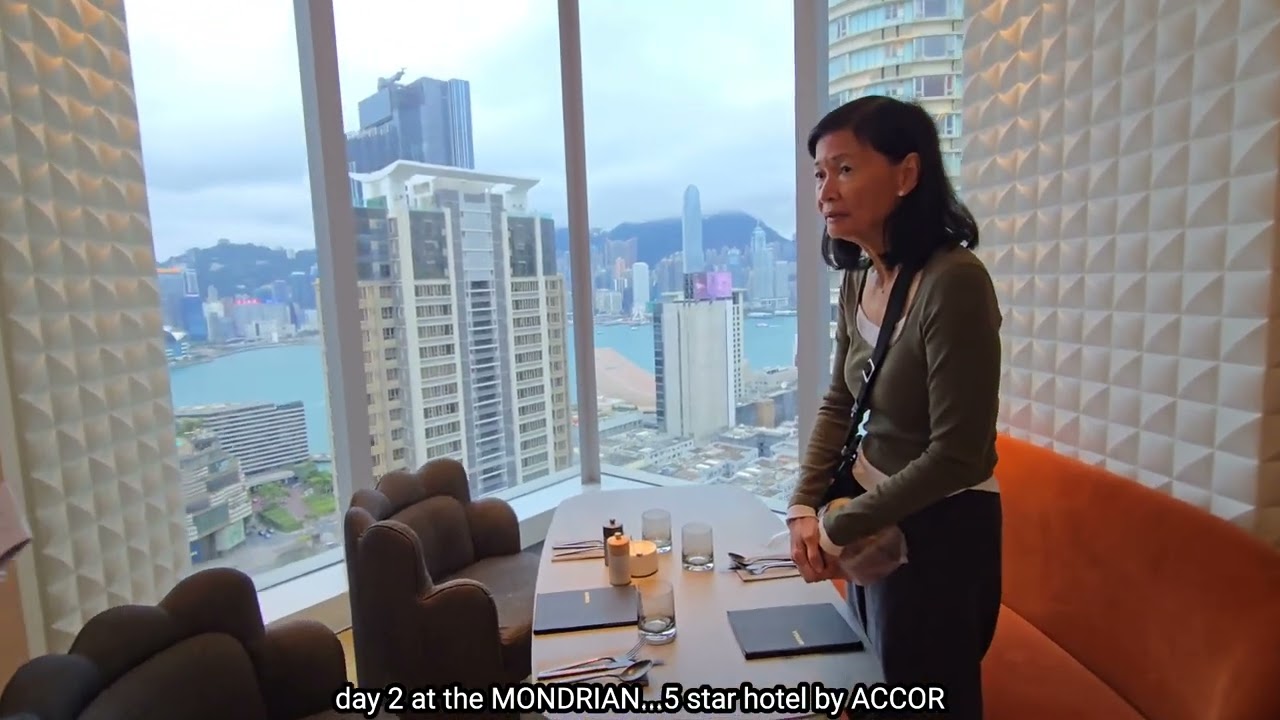 2nd day at the 5 star MONDRIAN by accor in hongkong with breakfast at the AVOCA for breakfast.