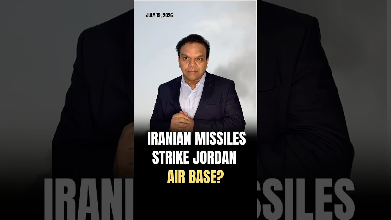 Iran's Missiles Hit Jordan Air Base? #iran #iranisraelwar #iranwar #trump #chabaharport #jordan