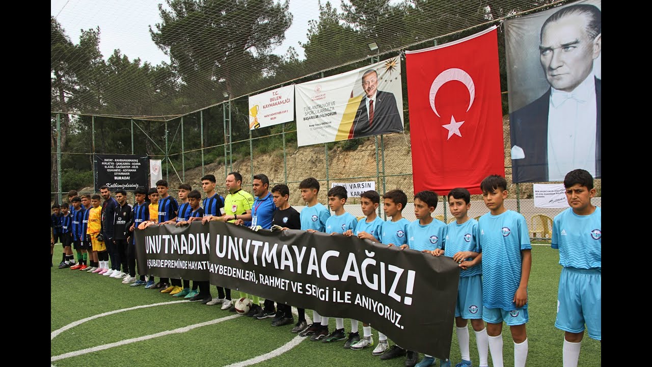 “Hatay Konteyner Cup2 Futbol Turnuvası” Belen’de başladı.