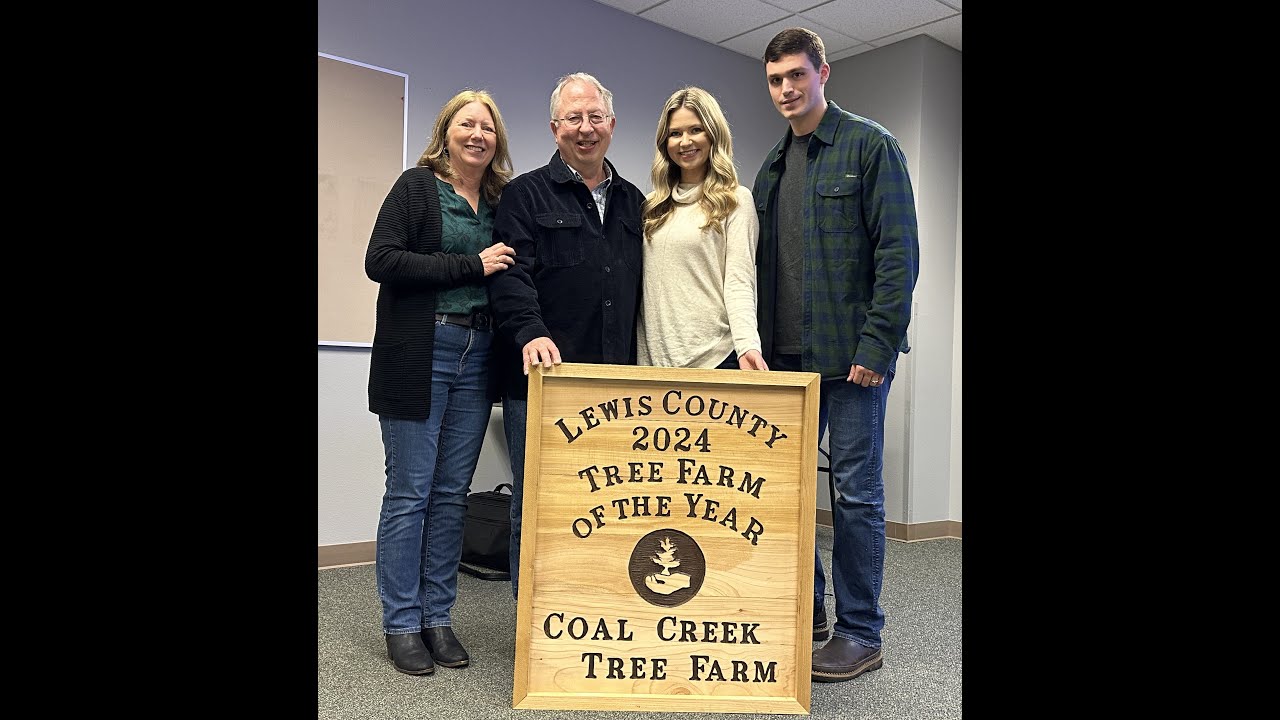 Lewis County Tree Farmers of the Year, Coal Creek Tree Farm, Sam and Sharon Madsen
