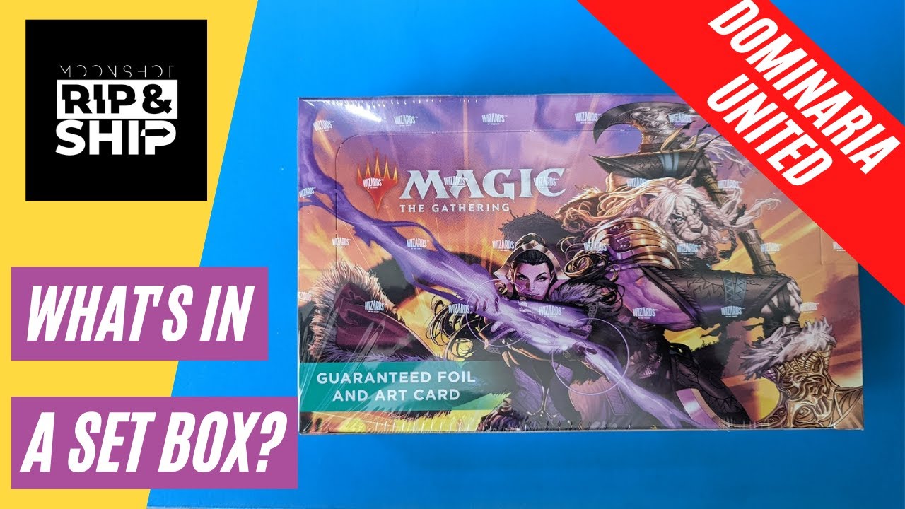 What's In A Dominaria United Set Booster Box Opening? Let's Find Out Together! #MTG