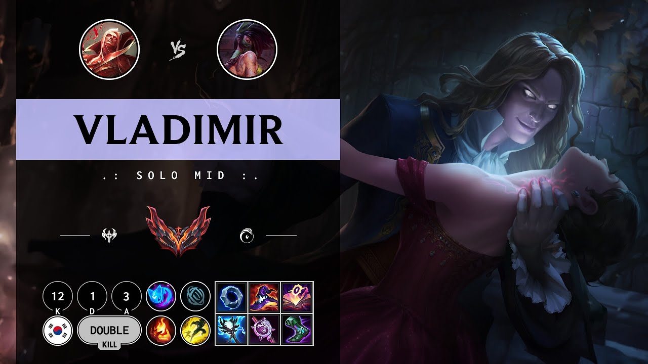 Vladimir Mid vs Akali - KR Grandmaster Patch 14.11