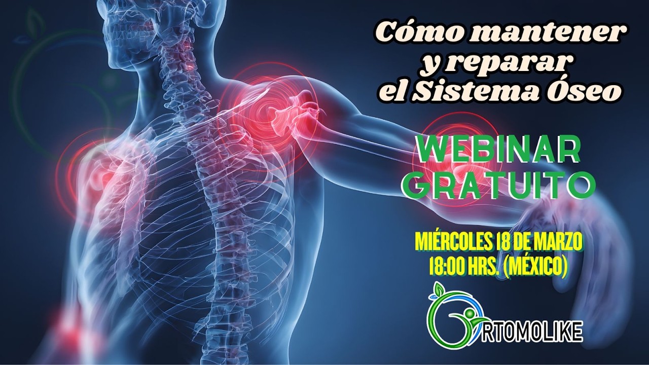 Huesos 🦴 ¿Como REPARARLOS? Sistema Óseo 💊🧬   | WEBINAR EN VIVO