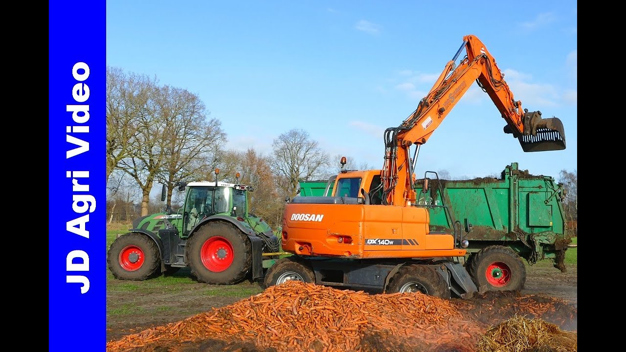 2020 | Doosan + Fendt 720 + Tebbe | Compost | Strooien | Spreading | van Spijkeren | van het Goor