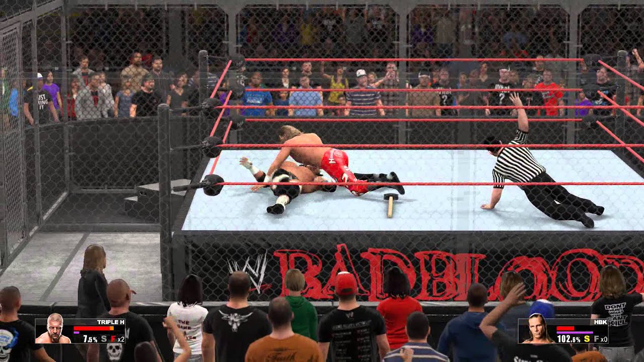 WWE 2K15 - Shawn Michaels vs. Triple H - World Heavyweight Championship | PS4 Gameplay