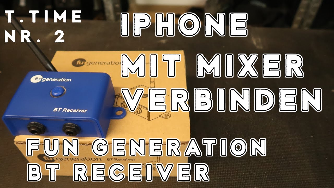 t.time Nr. 2 - Fun Generation BT Receiver - IPhone via Bluetooth verbinden