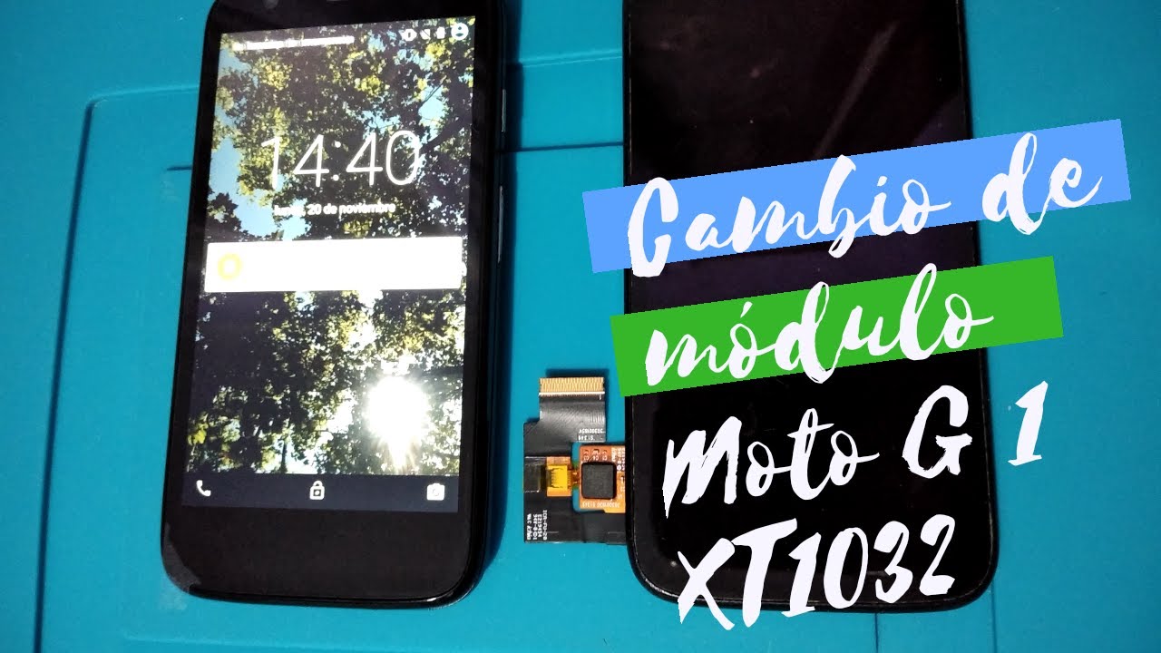 Cambio de M&oacute;dulo Motorola G1 Xt1032 // Como desarmar Motorola G1