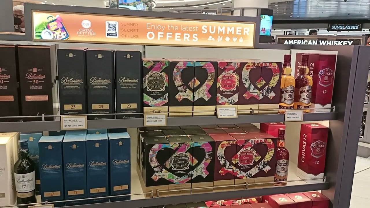 Chivas 12 liquor price in #qatar  airport #dutyfree @LifewithDaminiunfiltered