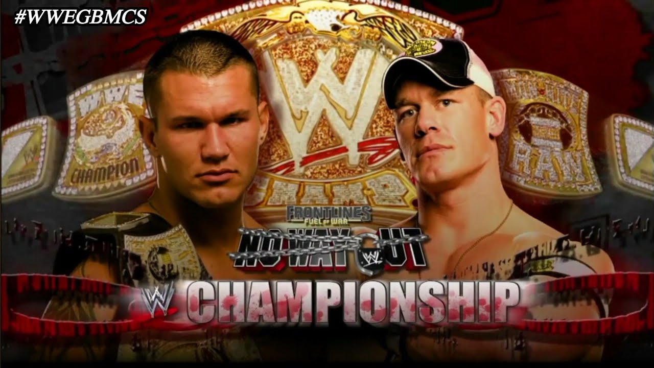WWE No Way Out 2008 - Official And Full Match Card HD (Vintage)