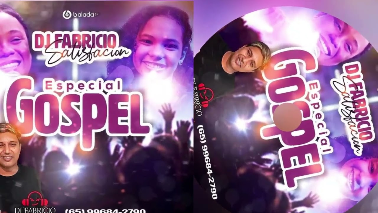 (CD COMPLETO) 💿 TOP GOLSPEL DJ FABRICIO SATISFACTION 065 996842790