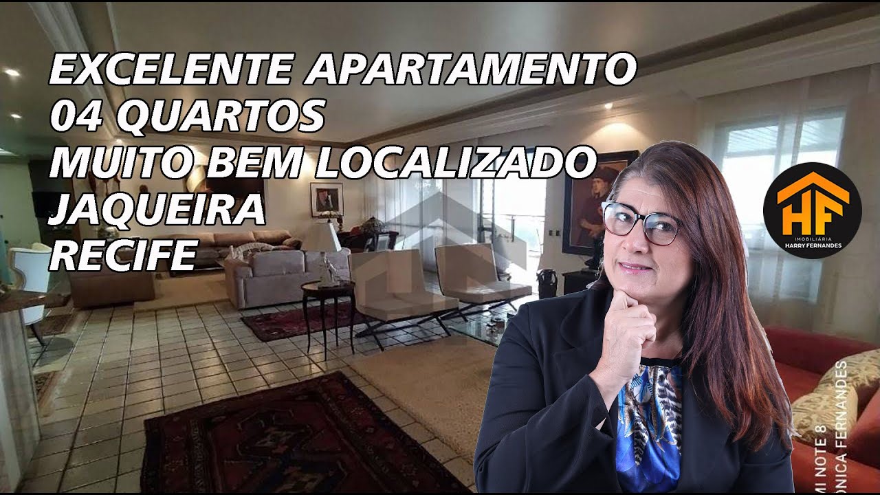 Excelente apartamento com 4 Quartos na Jaqueira, Recife