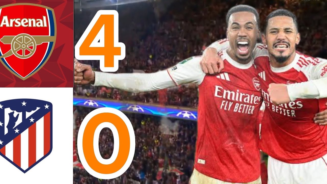Арсенал &mdash; Атлетико Мадрид 🔥 4-0 Расширенный обзор матча/Лига чемпионов