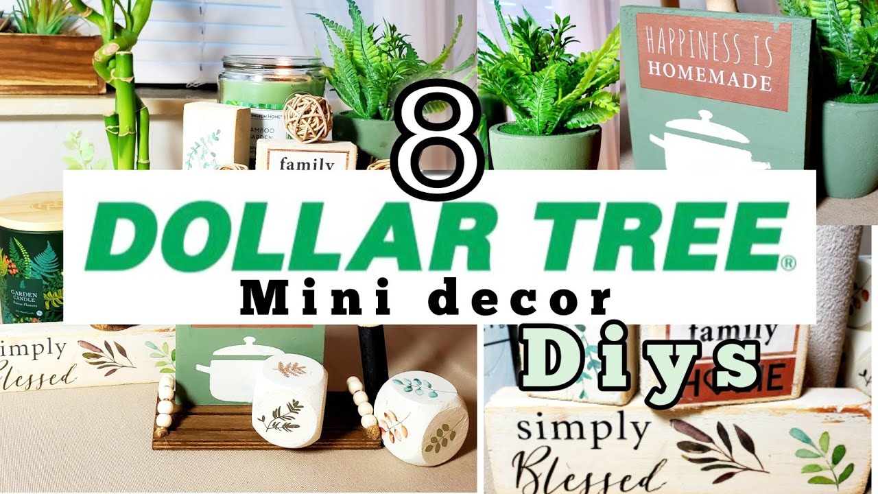 Dollar tree Mini decor diys/ Tiered tray decorations and ideas
