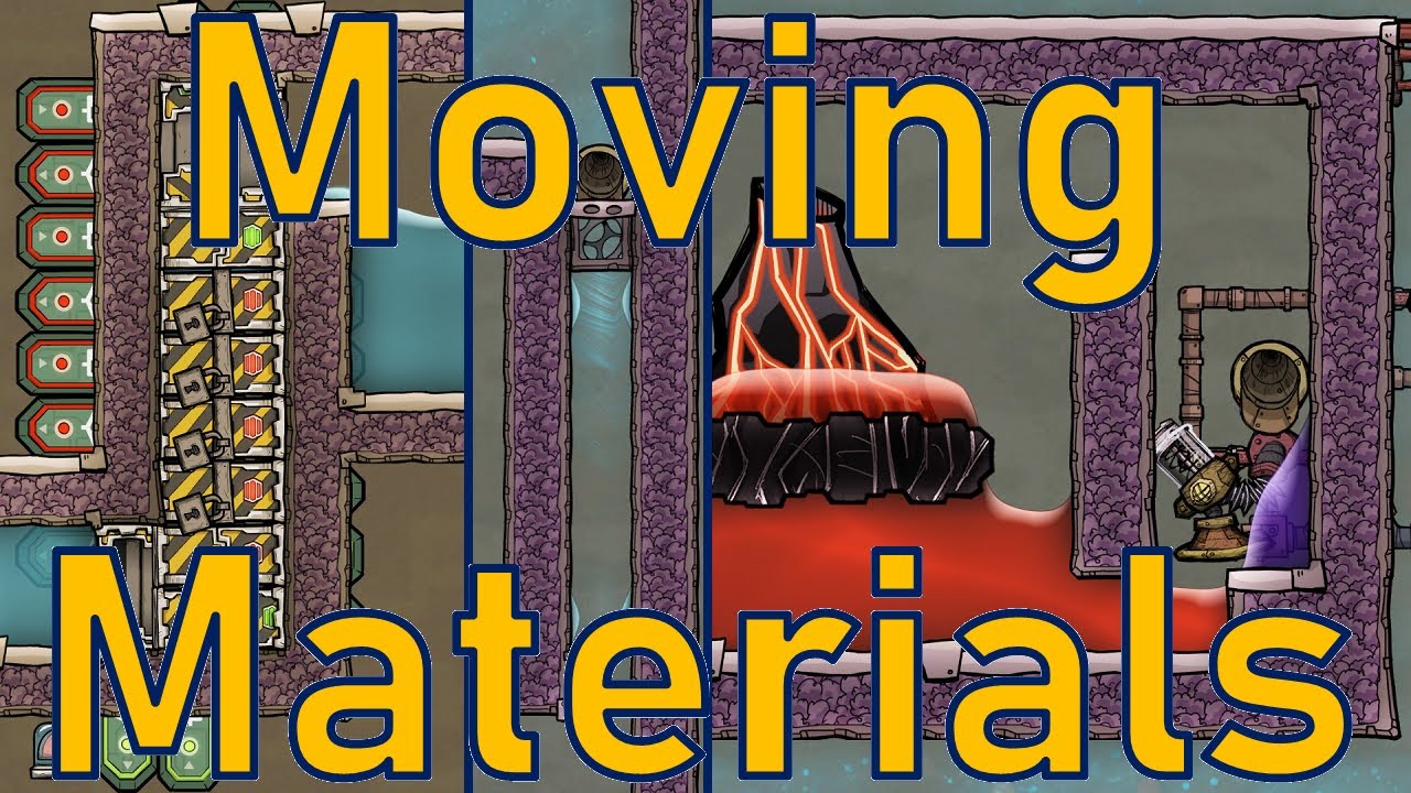 Oxygen Not Included - Tutorial Bites - Moving Materials