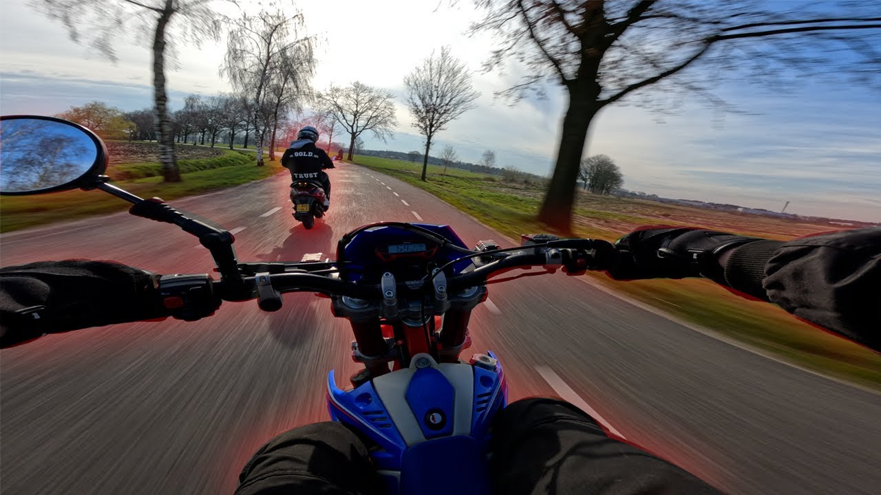 Rijden met de Beta RR 50 Track en zip! - POV - 4K