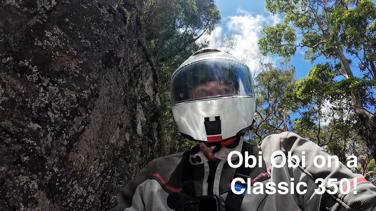 Riding the Obi Obi on a Royal Enfield Classic 350! Will there be coffee at the end?