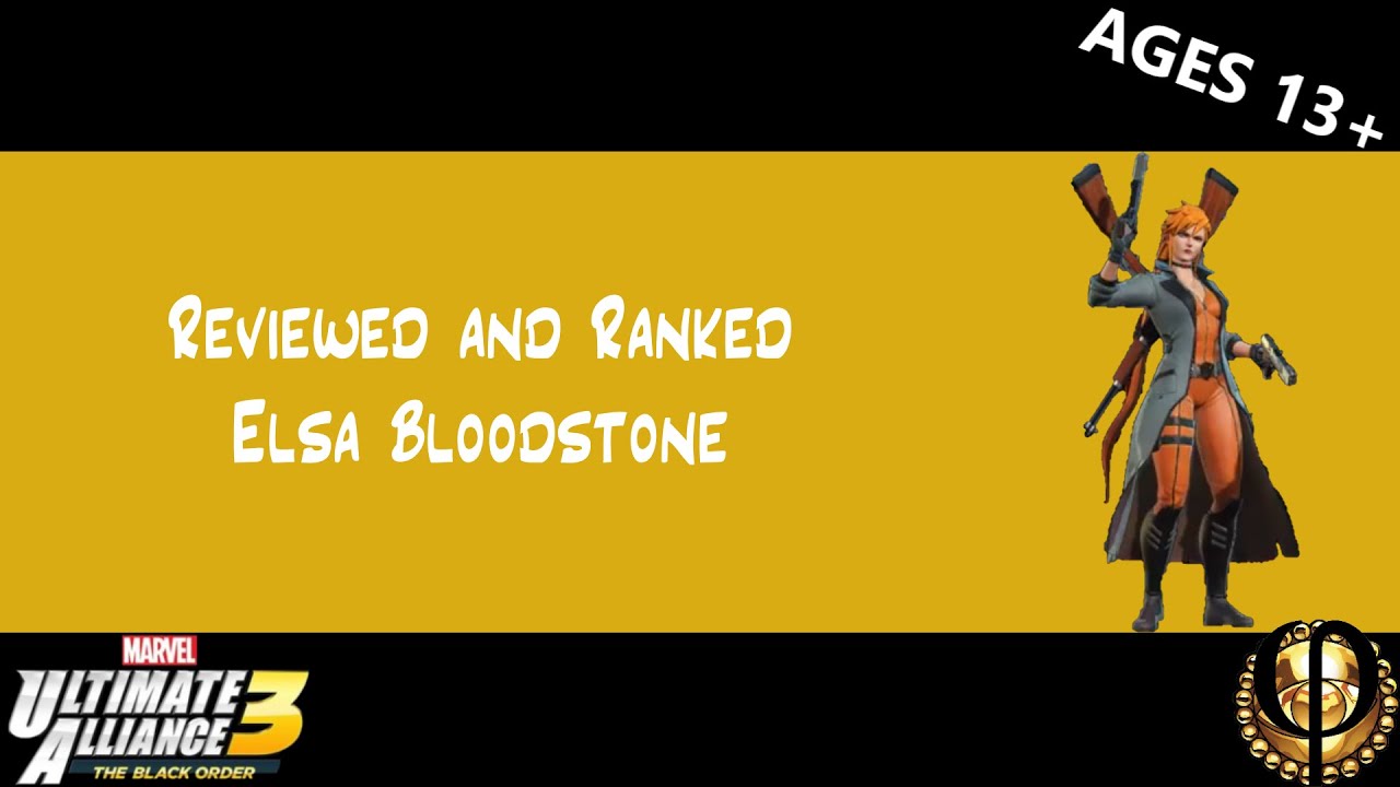 Reviewed and Ranked Elsa Bloodstone - Ultimate Alliance 3