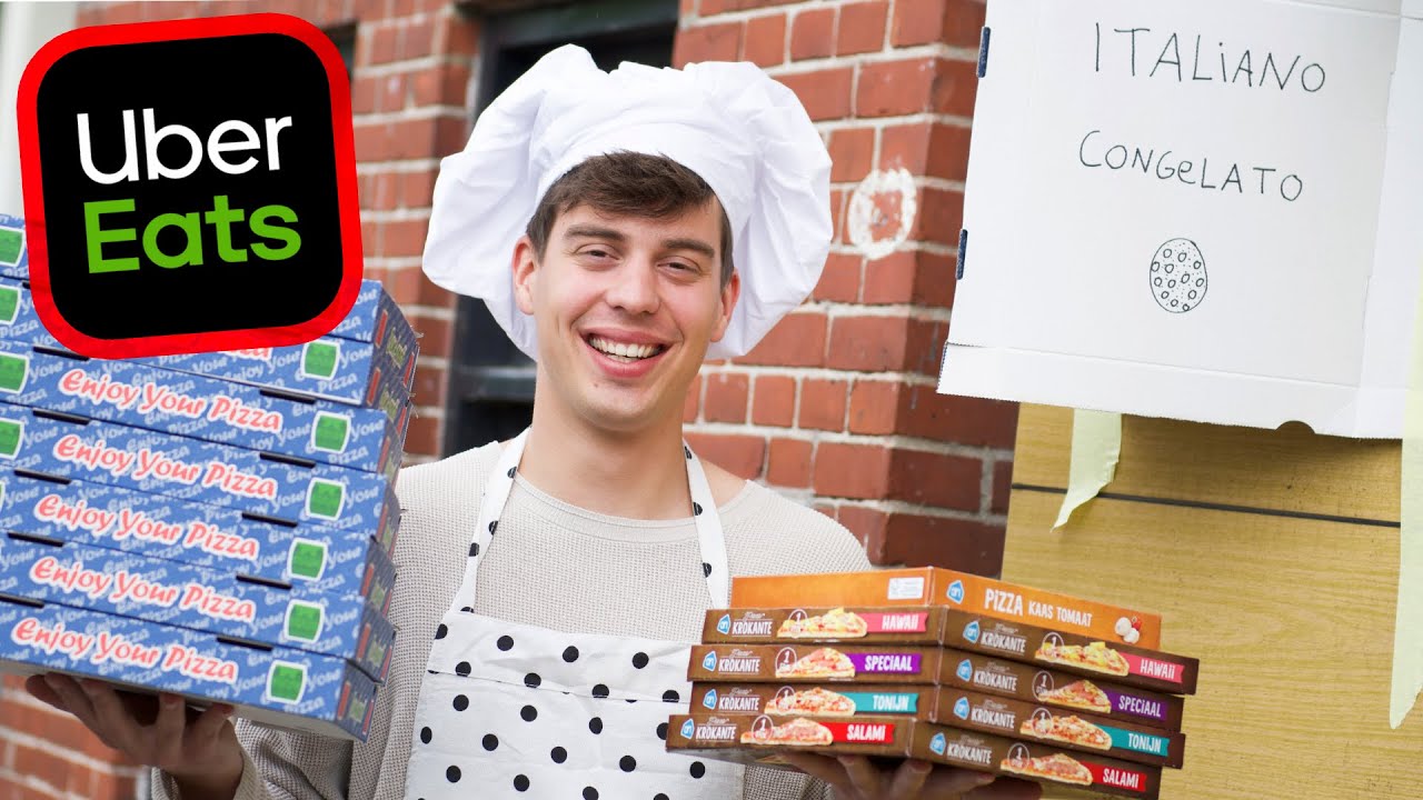 Ik opende mijn eigen UberEats restaurant (met diepvriespizza's)