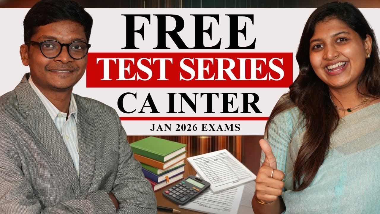 FREE TEST SERIES  -  CA INTER JAN 2026  - Dheera Bridge Tests - Are You Ready ??