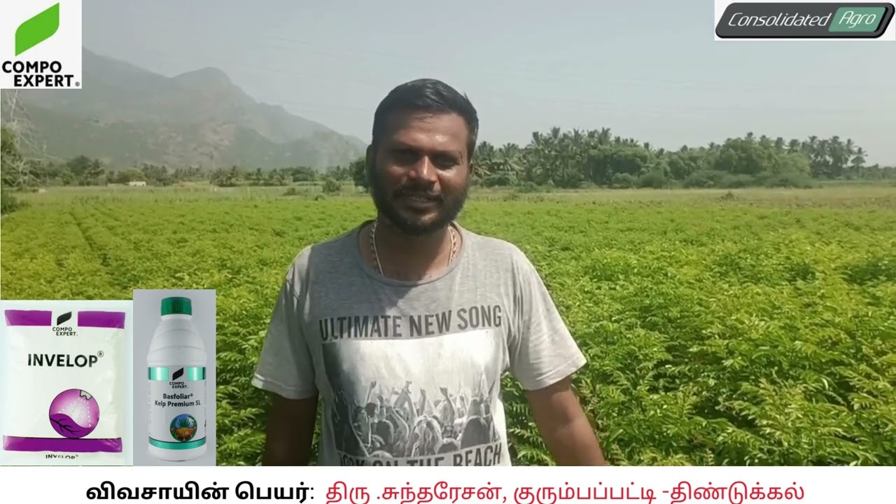 கறிவேப்பிலையில்  COMPO EXPERT உரங்களை பயன்படுத்திய விவசாயியின் கருத்து பதிவு