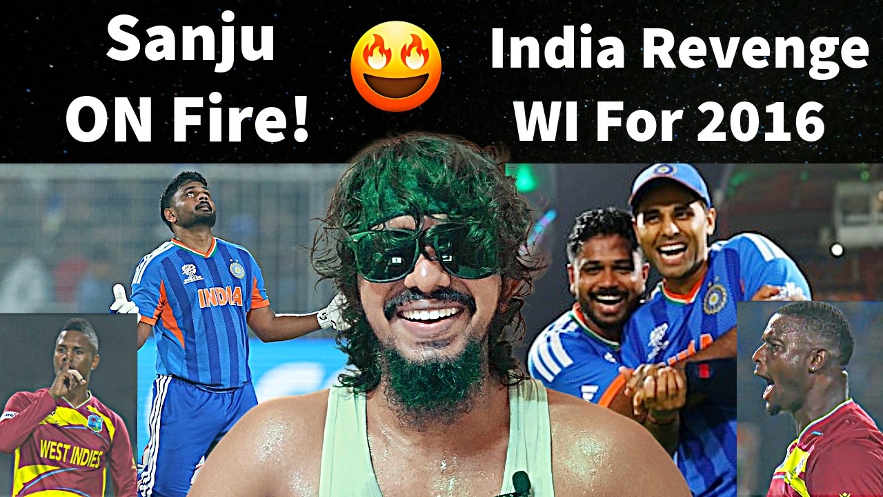 Sanju Samson ON Fire! India Beat WI & Enters Semi Finals!