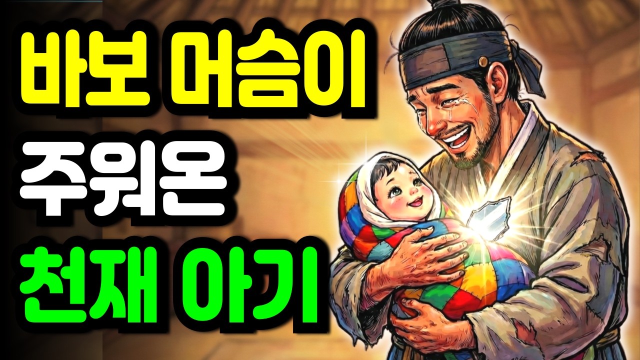 바보머슴이 주워온 천재아들의 정체는? | 야담 옛날이야기 전래동화 오디오북 수면동화 사연 |