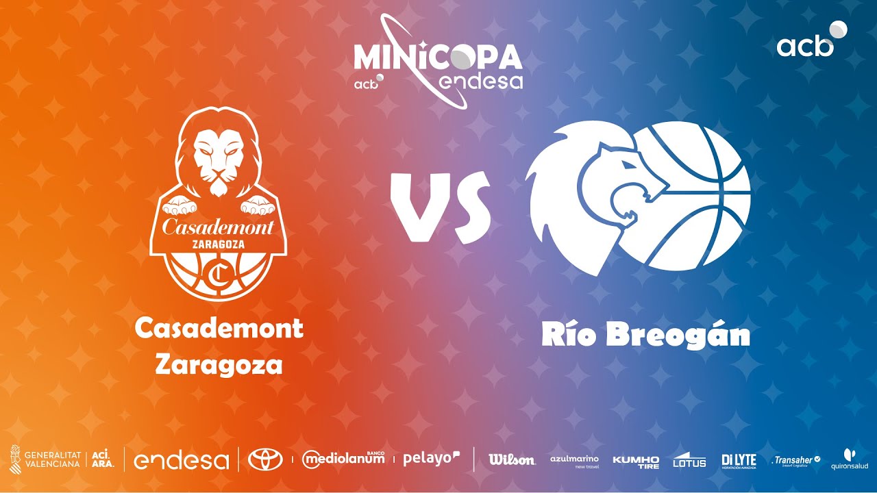 🔴 DIRECTO: Casademont Zaragoza - R&iacute;o Breog&aacute;n | Primera Fase Minicopa Endesa Valencia 2025