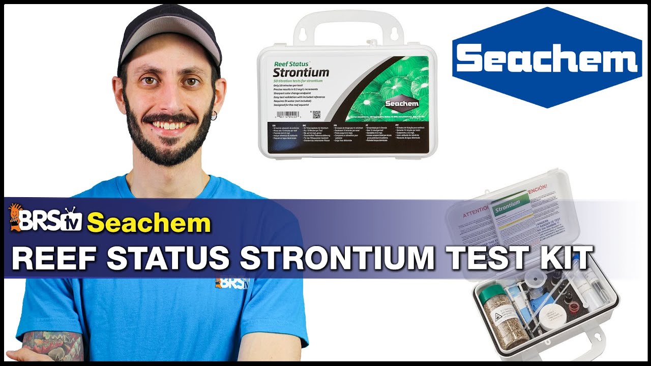 How Do You Test Strontium Levels in Your Reef Tank? With the Seachem Reef Status Strontium Test Kit