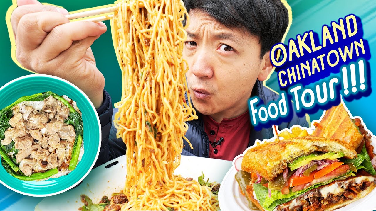OAKLAND CHINATOWN Food Tour! VIETNAMESE NOODLES & Must Try TACOS
