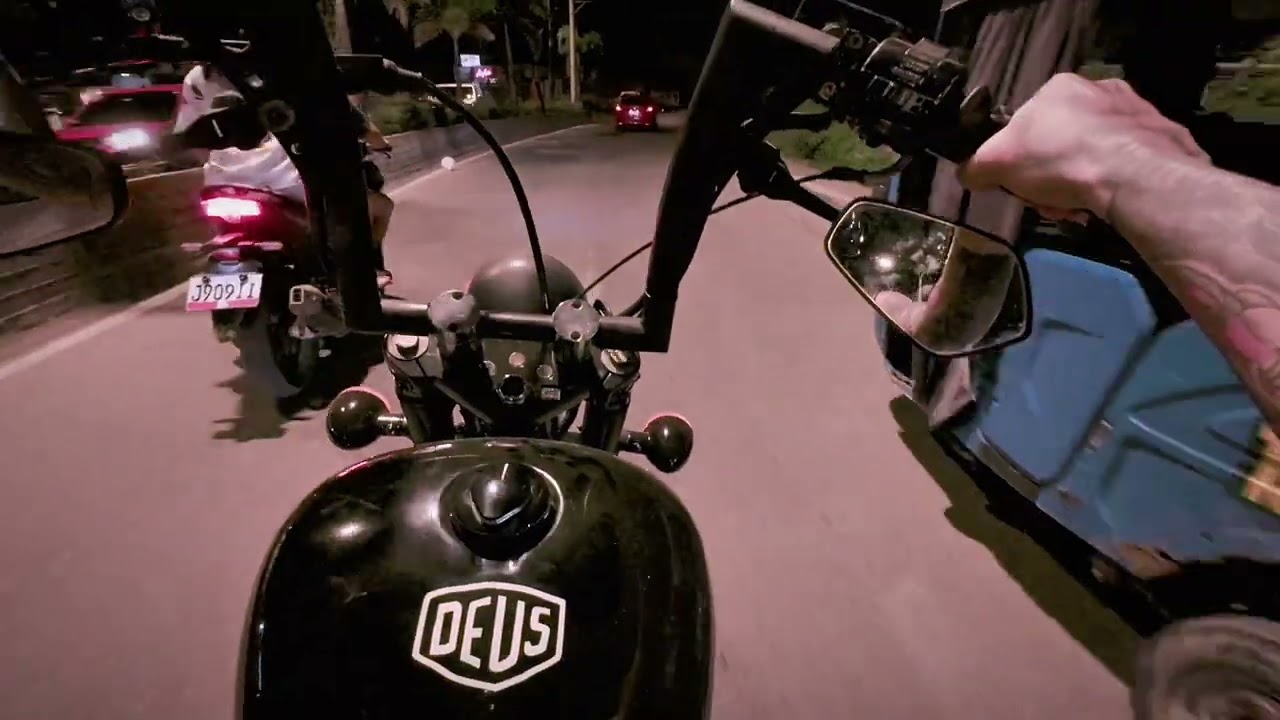 HONDA STEED 400 – POV Night Ride Zamboanga – 4K – Pure Exhaust Sound (No Talking) DJI Osmo Action 4