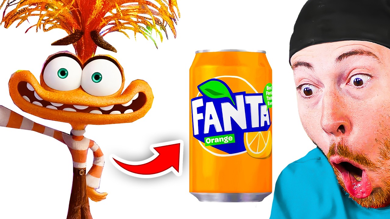 ALL INSIDE OUT 2 CHARACTERS FAVORITE DRINKS + FOODS! (FUN FACTS ABOUT INSIDE OUT 2)