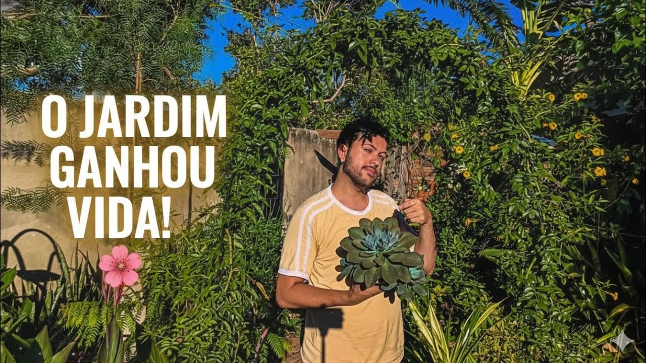 NOVAS PLANTAS NO JARDIM 🌱 | CRESCIMENTO, CUIDADOS E RESULTADOS
